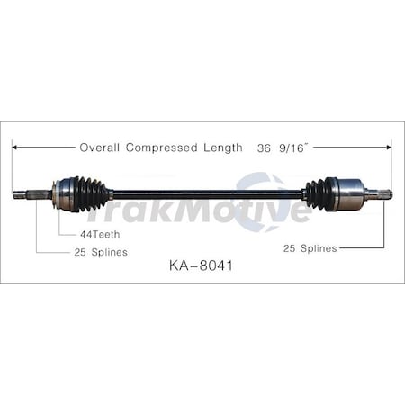 Surtrack Axle Cv Axle Shaft, Ka-8041 KA-8041